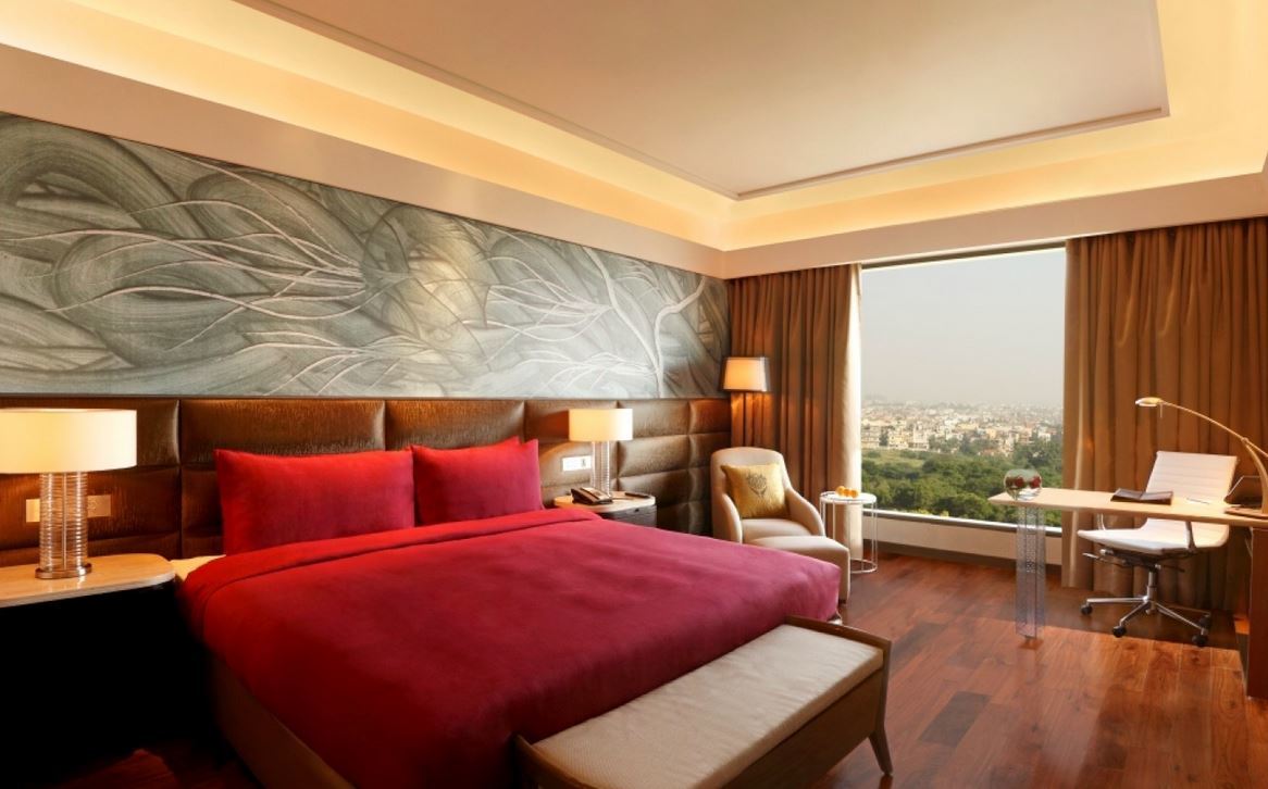 The Leela Ambience Convention Hotel Delhi Nueva Delhi Exterior foto A room at The Park, New Delhi